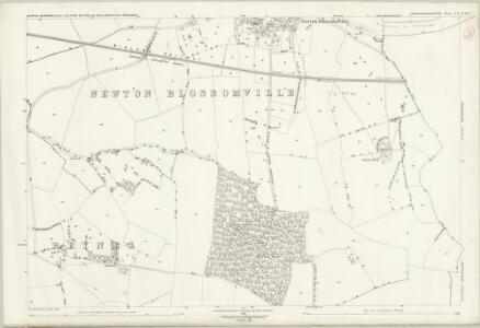 Buckinghamshire V.4 & VI.1 (includes: Clifton Reynes; Newton Blossomville; Turvey) - 25 Inch Map