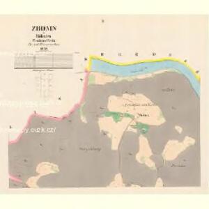 Zbonin - c9180-1-002 - Kaiserpflichtexemplar der Landkarten des stabilen Katasters