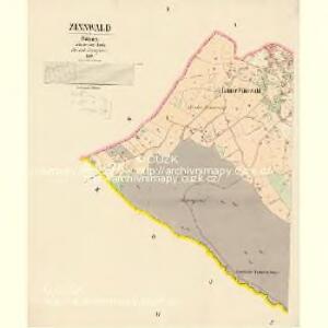 Zinnwald - c0756-2-001 - Kaiserpflichtexemplar der Landkarten des stabilen Katasters