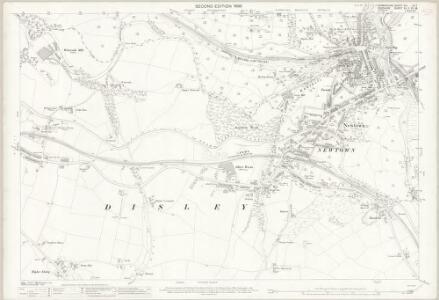 Derbyshire VIII.2 (Inset VIII.1) (includes: Disley; Lyme Handley; Marple; New Mills; Whaley Bridge) - 25 Inch Map