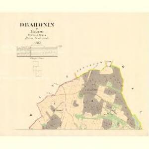 Drahonin - m0572-1-001 - Kaiserpflichtexemplar der Landkarten des stabilen Katasters