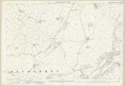 Cumberland LXXIII.13 (includes: Beckermet St Bridget) - 25 Inch Map