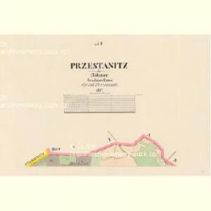 Przestanitz - c6208-1-002 - Kaiserpflichtexemplar der Landkarten des stabilen Katasters