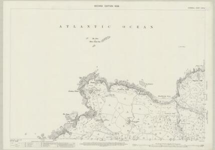 Cornwall LXVII.6 (includes: Morvah; St Just in Penwith) - 25 Inch Map