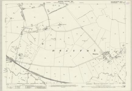 Northamptonshire X.12 (includes: Ashley; Bringhurst; Drayton; East Carlton; Medbourne; Middleton; Neville Holt) - 25 Inch Map