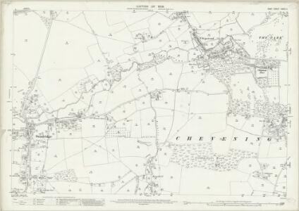Kent XXXIX.4 (includes: Chevening; Sundridge) - 25 Inch Map