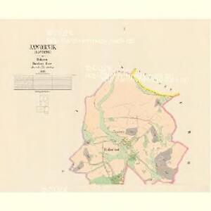 Jawornik - c2794-1-001 - Kaiserpflichtexemplar der Landkarten des stabilen Katasters
