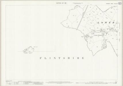Cheshire XLV.8 &.4 (includes: Hawarden; Higher Kinnerton; Lower Kinnerton) - 25 Inch Map