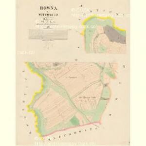 Rowna - c6573-1-003 - Kaiserpflichtexemplar der Landkarten des stabilen Katasters