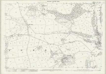 Devon XXIV.13 (includes: Bampton; Oakford) - 25 Inch Map