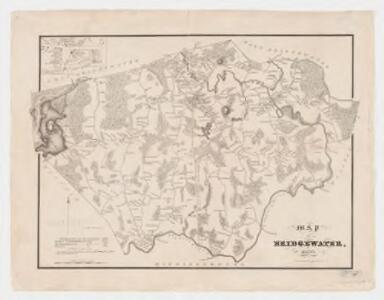 Map of Bridgewater, Mass