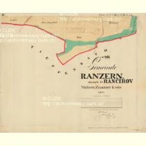 Ranzern - m2556-1-004 - Kaiserpflichtexemplar der Landkarten des stabilen Katasters