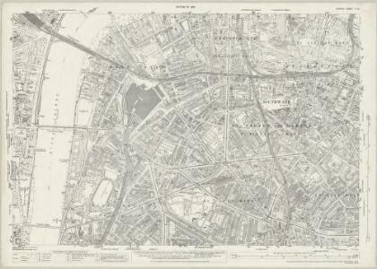 London (1915- Numbered sheets) V.14 (includes: Lambeth St Mary; Southwark) - 25 Inch Map