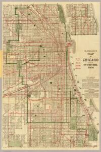 Blanchard's map of Chicago.