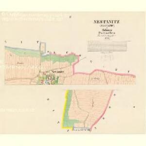 Nestanitz (Nestanic) - c5062-1-002 - Kaiserpflichtexemplar der Landkarten des stabilen Katasters