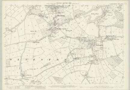 Gloucestershire LXIII.13 (includes: Alveston; Olveston) - 25 Inch Map