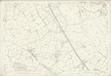 Staffordshire X.11 (includes: Balterley; Blakenhall; Chorlton; Hough; Lea) - 25 Inch Map