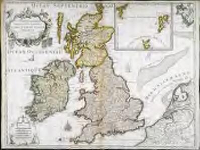 Les isles Britanniques comprenant les royaumes d'Angleterre, Ecosse et Irlande