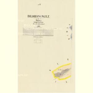 Dlouhonowitz - c1145-1-003 - Kaiserpflichtexemplar der Landkarten des stabilen Katasters