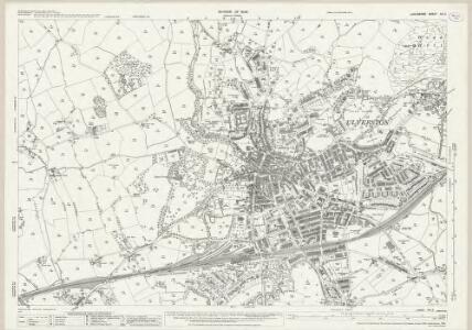 Lancashire XVI.3 (includes: Mansriggs; Osmotherley; Pennington; Ulverston) - 25 Inch Map