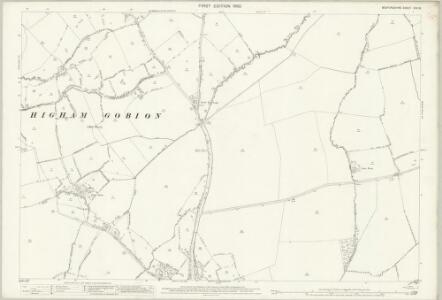 Bedfordshire XXVI.9 (includes: Barton in The Clay; Higham Gobion; Pulloxhill; Silsoe) - 25 Inch Map