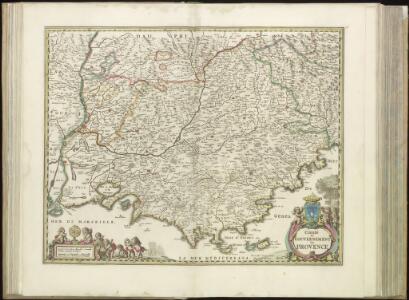 [25][25] Comté et Gouvernement de Provence, uit: Atlas sive Descriptio terrarum orbis