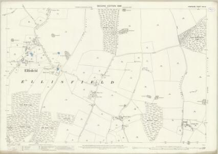 Hampshire and Isle of Wight XXVI.8 (includes: Ellisfield; Herriard) - 25 Inch Map