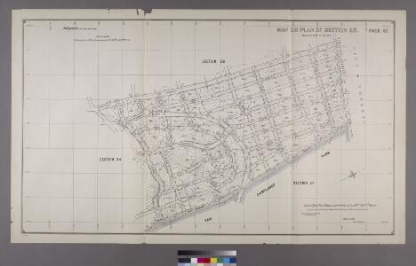 Map or Plan of Section 25. [Bounded by Riverdale Avenue, W. 262nd Street, Broadway and W. 253rd Street.]