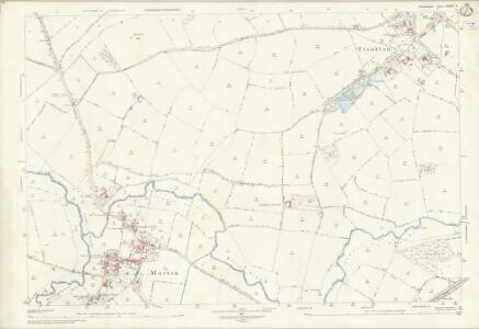 Warwickshire XXXIV.3 (includes: Birdingbury; Eathorpe; Frankton; Marton; Princethorpe) - 25 Inch Map