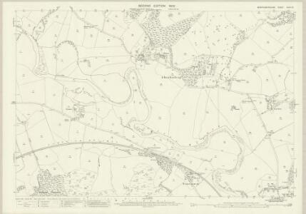 Montgomeryshire XXXVI.13 (includes: Aberhafesb; Llandinam; Llanllwchaearn; Llanwnnog; Penystrywaid) - 25 Inch Map