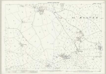 Cornwall XIX.9 (includes: St Minver Highlands; St Minver Lowlands) - 25 Inch Map