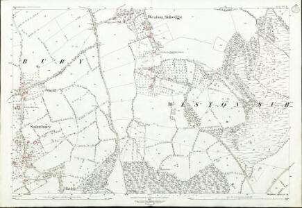 Gloucestershire VII.11 (includes: Aston Subedge; Chipping Campden; Saintbury; Weston Subedge) - 25 Inch Map
