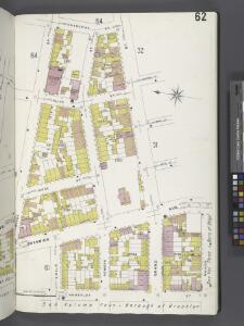 Brooklyn V. 9, Plate No. 62 [Map bounded by Catherine St., Maujer St., Humboldt St., Devoe St.]