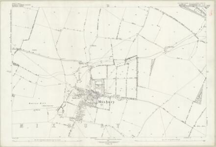 Oxfordshire XI.11 (includes: Evenley; Finmere; Mixbury; Westbury) - 25 Inch Map