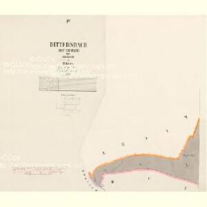 Dittersbach - c2870-1-003 - Kaiserpflichtexemplar der Landkarten des stabilen Katasters