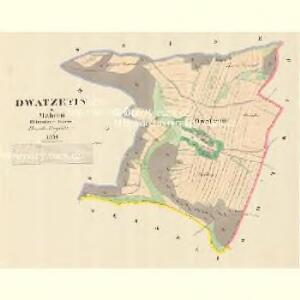 Dwatzetin - m3250-1-001 - Kaiserpflichtexemplar der Landkarten des stabilen Katasters