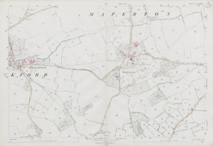 Somerset LXXV.6 (includes: Charlton Horethorne; Compton Pauncefoot; Holton; Maperton; North Cheriton) - 25 Inch Map