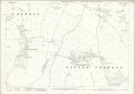 Berkshire VIII.13 (includes: Great Coxwell; Great Faringdon; Little Coxwell) - 25 Inch Map