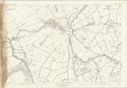 Shropshire LXV.13 (includes: Clee St Margaret; Cold Weston; Diddlebury; Heath) - 25 Inch Map