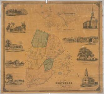 Map of the town of Northboro, Worcester County, Mass