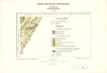 Geologisk kart 74: Bjørkvasklumpen