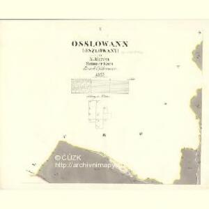 Osslowann (Oszlowany) - m2176-1-001 - Kaiserpflichtexemplar der Landkarten des stabilen Katasters