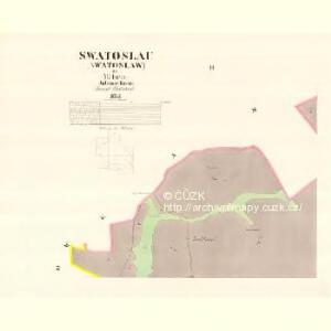 Swatoslau (Swatoslaw) - m2974-1-002 - Kaiserpflichtexemplar der Landkarten des stabilen Katasters