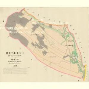 Besdieg (Bezdikow) - m0062-1-001 - Kaiserpflichtexemplar der Landkarten des stabilen Katasters