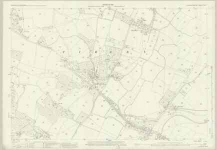 Gloucestershire XVIII.7 (includes: Deerhurst; Hasfield; Tirley) - 25 Inch Map