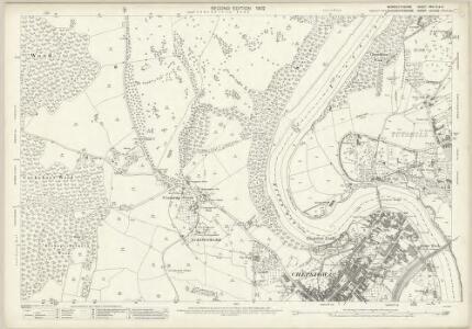 Monmouthshire XXVI.13 & 14 (includes: Aust; Chepstow; St Arvans; Tidenham) - 25 Inch Map