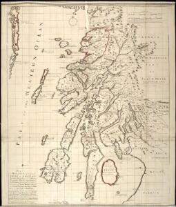 A map of such part of his Grace the Duke of Argyle's heritable dukedom, and justiciary territories, islands, superiorities & jurisdictions as lye contiguous upon the western Coast of North Britain