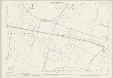 Essex (1st Ed/Rev 1862-96) LXXIV.15 (includes: Dagenham; Hornchurch) - 25 Inch Map