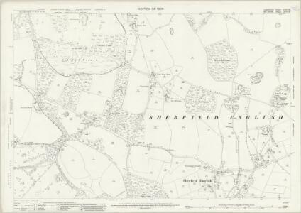 Hampshire and Isle of Wight XLVIII.13 (includes: Melchet Park and Plaitford; Sherfield English; Whiteparish) - 25 Inch Map