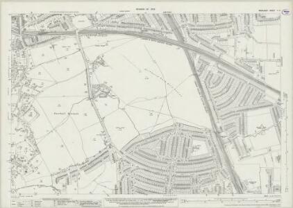 Middlesex X.12 (includes: Harrow; Wembley) - 25 Inch Map
